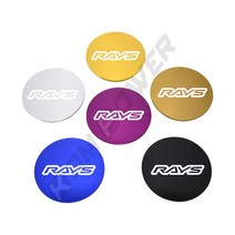 휠 용품 알루미늄 합금 62MM 센터 캡 레이 림 허브 4 개 CE28 TE37 ZE40 VOLK 휠 커버, 02 RAYS_03 4PCS BLUE