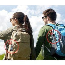 어깨 LED경보등 야간 안전휘슬 경광등 호루라기 후레쉬 신호 램프, 안전 경고등 휘슬