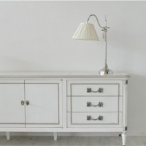 [꼬떼따블] HB18208 파르페 테이블스탠드 (갓 포함), 실버