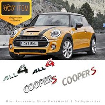 미니 컨트리맨 ALL4 COOPER S 엠블럼 미니악세사리, 04.ALL4 크롬+레드