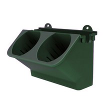 쌓을 수있는 화분 벽이 걸림 수직 화재 즙이 많은 식물 분재 꽃병, 짙은 녹색