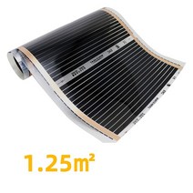 Minco Heat-220V 140w/m2 적외선 난방 필름 가정용 전기 바닥 매트 50cm 너비 0.125 3.75 제조, 50 센치메터, 06 50cm X 250cm