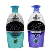 H 엘지 오가니스트 스칼프 클리닉 비듬 두피 전문 샴푸 실리콘무첨가 750ml x 3개 *2종중선택1, 두피진정샴푸750ml x 3개