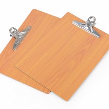A4 우드 클립보드 집게형 걸이형 문서정리메모판 메뉴판 서류받침대 메모보드판, 세로형, 1개