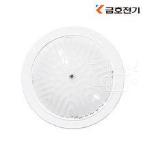 금호전기 엘바 LED 원형 직부등 15W 복도등 베란다등, 4536.주광색(흰색빛), 번개표 나뭇잎 직부등 15W