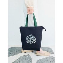 채우다 상점 반짝반짝 빛나는 실버비즈 럭키트리 보조가방 2가지 디자인 지퍼가방 자석가방 외출가방