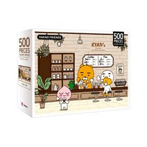 카카오프렌즈 직소퍼즐 500조각 라이언스 카페