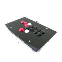 RAC-J503B 조이스틱 버튼 아케이드 파이트 스틱 컨트롤러 Hitbox 스타일 PC 용, 02 Red and Black
