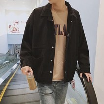 라온장터 남성 트리커 코튼 캐주얼 자켓