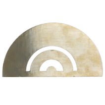 황동 구리 각도기 사무실 및 학교 용품 교육 측정 드로잉 도구 0-180 도 디지털 측정기