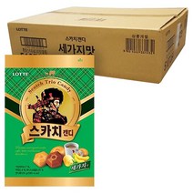 롯데제과 스카치캔디 세가지맛, 126g, 20개