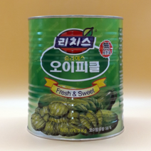 슬라이스 오이피클 리치스 3kg 피자집피클 레스토랑피클 토스트집피클, 3개