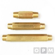 1+1 신주 장니플 롱PT연결 1/8(6A)x50L, 8개