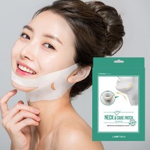 목 주름 이중턱 리프팅 턱선관리 넥앤친케어패치, 5Box, 5개