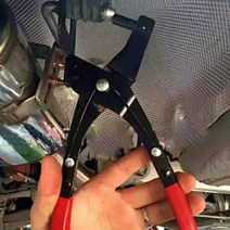 판금도구세트 car exhaust hanger 제거 플라이어 car 배기 고무 패드 플라이어 풀러 도구 배기 파이프 고무 가스켓 제거 플라이어, CHINA