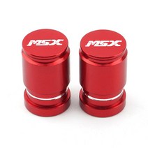 휠캡스티커 혼다 오토바이 CNC 휠 타이어 밸브 스템 캡 밀폐 커버 MSX125 Grom MSX 125 2013 -, 03 Red