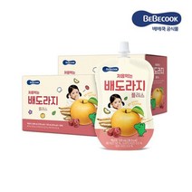 베베쿡 처음 먹는 배도라지플러스 2박스 120ml x 40팩, 배도라지 플러스 2박스