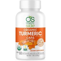 미국직구 자연유래 강황 커큐민 60캡슐 인증 USDA - 비GMO - 비건, 수량, 상세참조