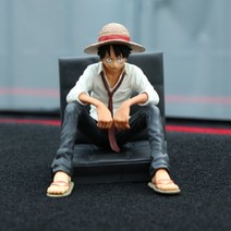 차량용 피규어 장식품 원피스 애니메이션 불독인테리어 효과, 루피