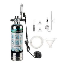 Clscea 5.5L CO2 실린더 발생기 시스템 키트 수족관 및 수경 듀얼 니들 밸브 (G900), 솔레노이드 밸브가 있는 G600Smini 1.3L