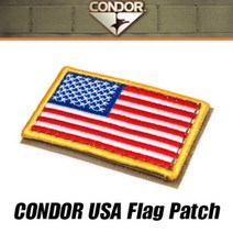 CONDOR Condor USA Flag Velcro Patch (Color) 미국기 패치