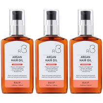 라입 R3 아르간헤어오일 헤어에센스 100mlX3개, 7.자몽*3개