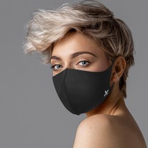 원데이뉴트리션 국내에서 제작한 3D 특대형 항균 스마트 마스크 핏, 네이비, L, 1개