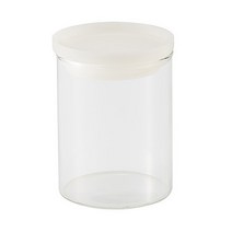 MUJI 무인양품 내열유리 원형 보존용기 약320ml, 1개