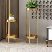 남쪽나무 화분랙 북유럽 엔틱 화분진열대 75cm/50cm*25cm, 75cm, gold