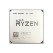 AMD Ryzen 5 PRO 2400G 3.6 GHz 중고 쿼드 코어 8 스레드 CPU 프로세서 YD240BC5M4MFB 소켓, 한개옵션0