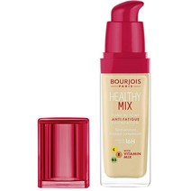 Bourjois Healthy Mix 피로 방지 미디엄 커버리지 리퀴드 파운데이션 51 라이트 바닐라 30ml SPF 29199601051, 1개