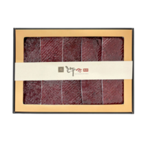 칸육포 촉촉통통 수제 쇠고기 육포 선물세트 + 쇼핑백, 6세트, 300g