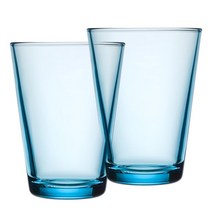이딸라 가르티오 텀블러 컵 400ml, 담청색, 2개입