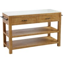 아일랜드 조리대 복고풍 바테이블 원목 식탁 보조, 60x40x85(단일 펌핑 대리석) 단일 문