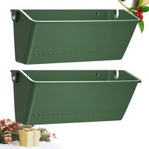 플랜트박스 화단 텃밭 화분 베란다 옥상 방부목 상자 상자텃밭 planter wall hanging flower pot boxvertical, 초록, 24.5x13.5x11cm