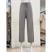 블루페페 옆 라인 니트 와이드 팬츠 P212KSA721