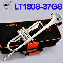 MFC Bb 트럼펫 LT180S-37 실버 도금 골드 키 음악 악기 전문 트럼펫 180S37 마우스피스 액세서리 케이스 포함