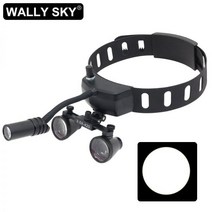 고급 루페 루빼 헤드 루뻬 조명 확대경 돋보기 휴대용, 3.5X