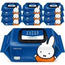 슈퍼대디 저자극 아기물티슈 프리미엄 캡형, 20팩, 70매