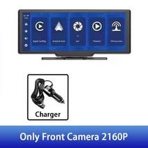 소형모니터 포터블 휴대용 미니 모니터 1026 인치 자동차 카플레이 안드로이드 자동 모니터 대시 카메라 보, 01 Single Lens_01 No TF Card