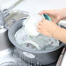 한국형 싱크대사이즈 배수홀 설거지통 7L 다용도 대야, 랜덤