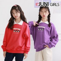 주니걸즈 티타임걸카라 티셔츠