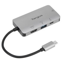 타거스 4K UHD USB-C DOCK418 4in1 트래블 독 썬더볼트3 PD고속충전 멀티허브 노트북 아이패드