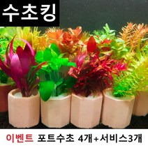 [수초킹 서비스증정] 키우기 쉬운 포트수초랜덤 초보수초 구피 새우 은신처, 3개