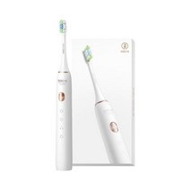 전동 칫솔 스마트 브러시 울트라 소닉 고속 USB C 충전, [04] white brush only