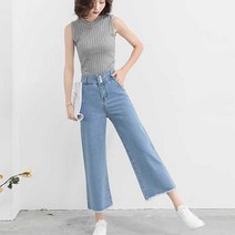 청바지예쁜곳 여성 여름 데일리 청바지 엄마 오피스룩 코디_[230415EA]
