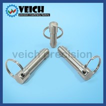 볼플런저 VCN114 스테인레스 스틸 스프링 타입 볼 헤드 잠금 핀 직경 5 25mm 퀵 릴리스 로케이팅 풀 링 길, 07 VCN11420mm_01 10mm