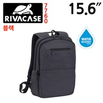독일 리바케이스 7760 노트북가방 15.6인치 노트북백팩 노트북배낭 SUZUKA, 블랙