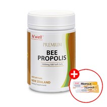 하이웰 뉴질랜드 비 프로폴리스 1000mg 500캡슐X3개 목 에좋은영양제 포로폴리스 항산화건강 솔루션, 단품, 단품