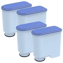 고성능 Saeco Aquaclean CA6903 용 4 팩 커피 머신 필터 머신용 아쿠아 클린 워터, Blue, 01 Blue